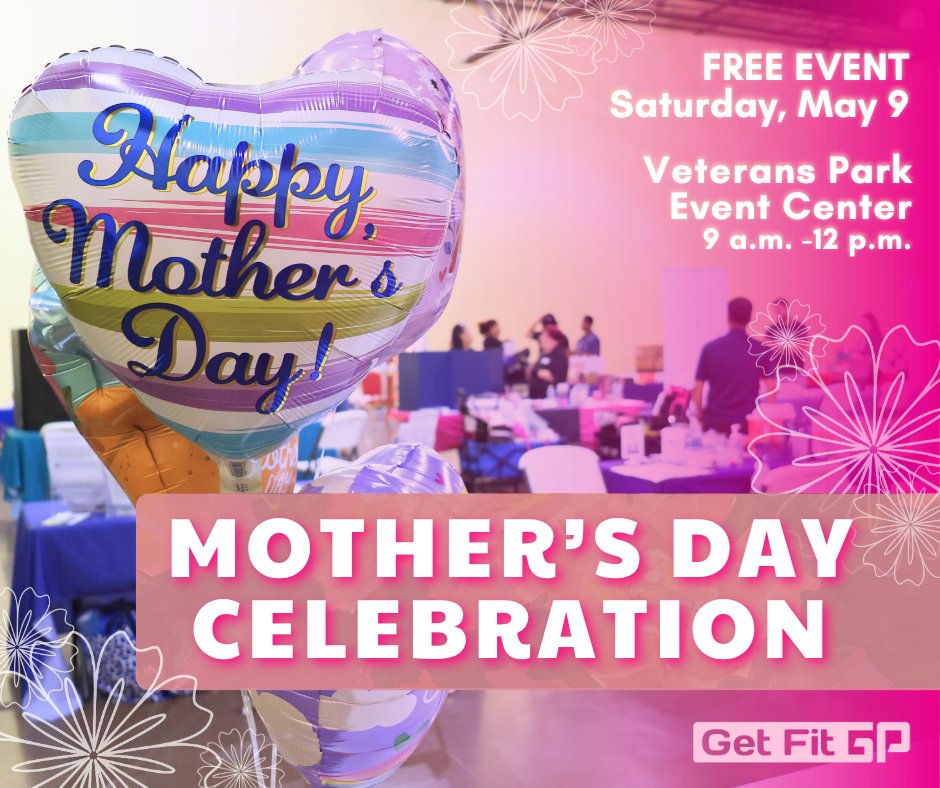 gp_tx's tweet photo. Join us for a morning of fun, relaxation, and resources for all mothers and soon-to-be moms! #GetFitGP
✨FREE massages
🪴FREE plant giveaways
🎉Bingo & prizes
🛍️Local vendors
💡Health tips
📅May 9
📍Veterans Park Event Center
925 Conover Drive, Grand Prairie
🕗9 a.m.- 12 p.m. https://t.co/Cff6RgZ0iS