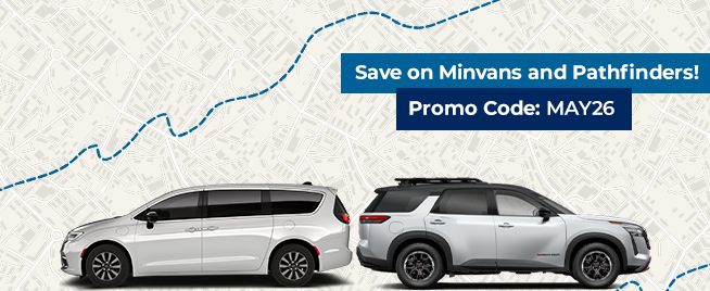 BudgetATL's tweet photo. Your adventure is only a drive away. Load the family up in one of our spacious Minivans or Pathfinders and save 20%!
Promo code: MAY26
https://t.co/yTKUxHsRc1
#ATLDeals #AtlantaSummer https://t.co/8aJhJeoeZf
