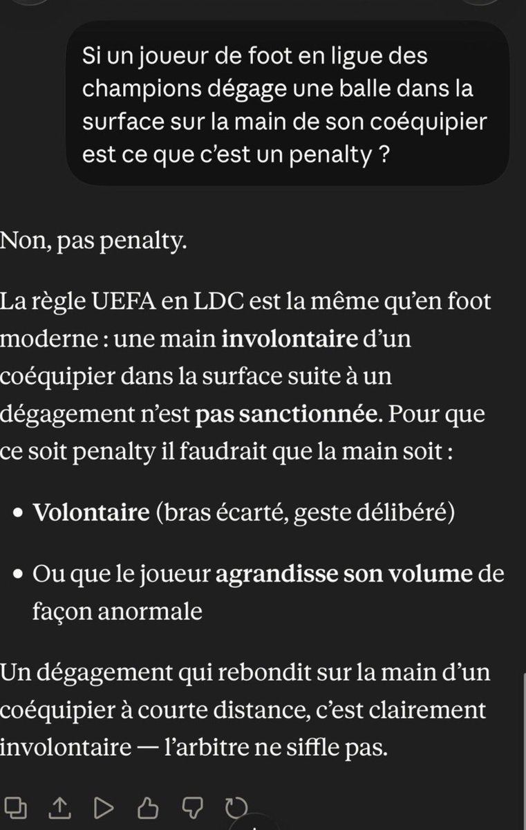 momdeuse's tweet photo. @ocegasnier Ça reste des humains qui jugent selon ces règles établies… franchement c’est litigieux et pas simple. Ça aurait été un joueur allemand qui envoie patate ça passe mais là… c’est à l’appréciation https://t.co/8m9XxOCPcR
