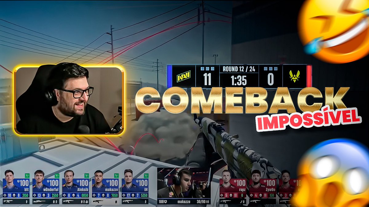 peacemaker's tweet photo. O COME BACK DA @TeamVitality DE 11x0 ATRÁS NO PLACAR NA NUKE VS @natusvincere 

ANÁLISE PROFISSIONAL QUE VOCÊ NUNCA VIU ANTES.

QUE ANTI-TÁTICO ANIMAL!

🔗👇 https://t.co/wV9y2RdbGk