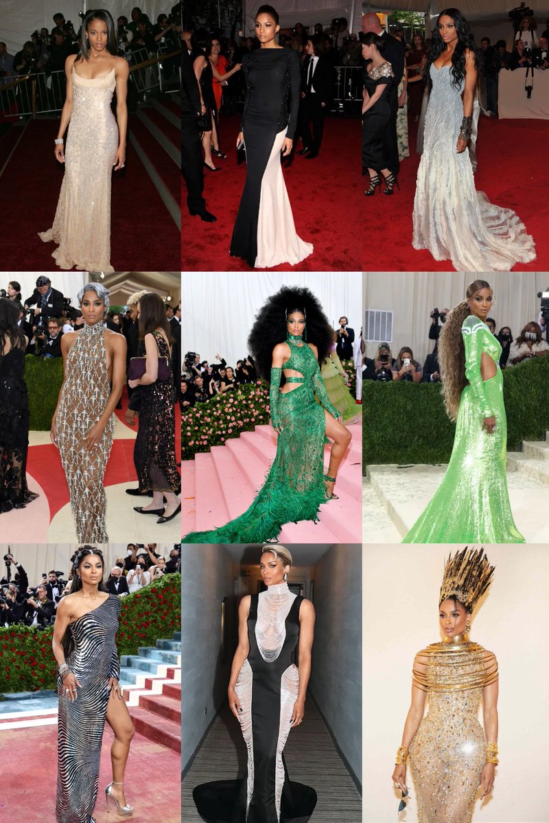 Ciara Serving Looks At The Met Gala Over The Years. Which was your fave?