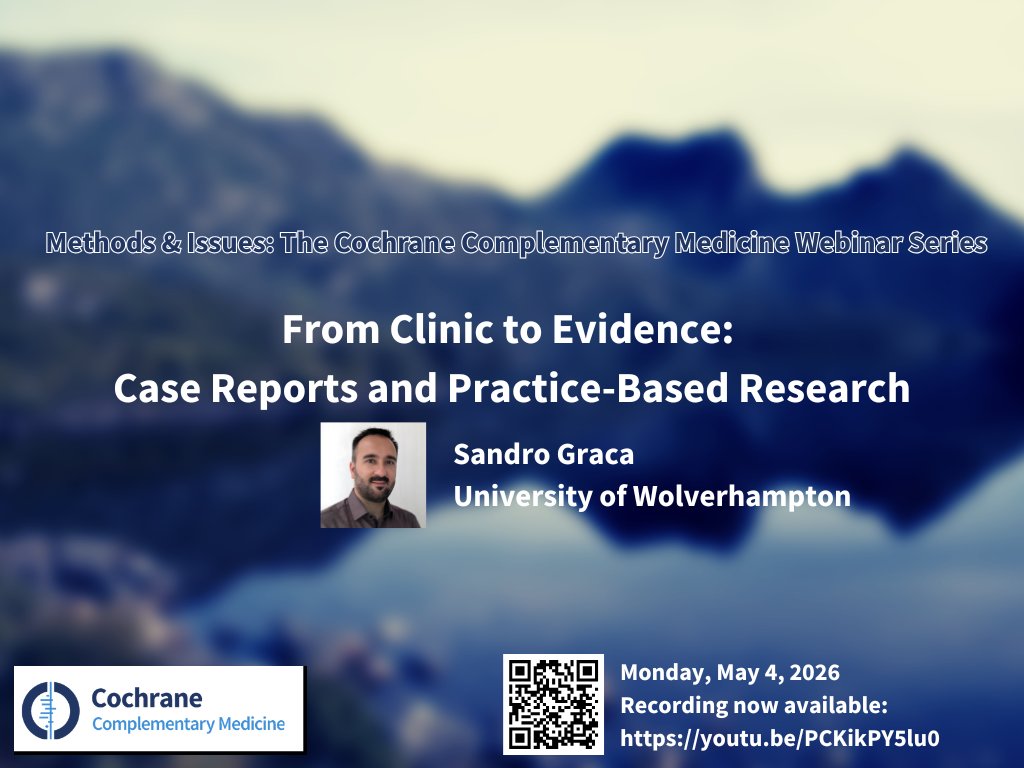 Cochrane CAM tweet media