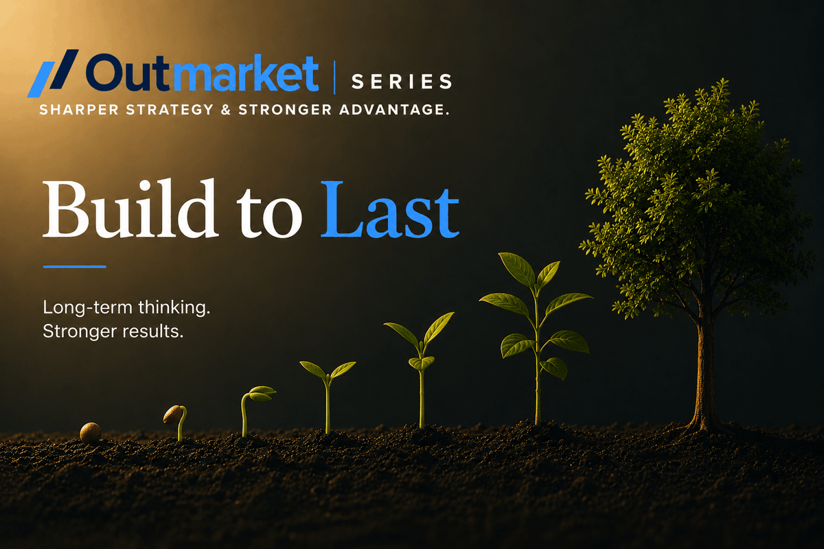 ChainStoreGuide's tweet photo. 41% of B2B prospects pick a preferred vendor before evaluation even starts.
You're not losing on price or pitch. You're losing before the conversation begins.
The new Outmarket: Build to Last is live. https://t.co/p4lc9oDLBn https://t.co/xwax0b0plm