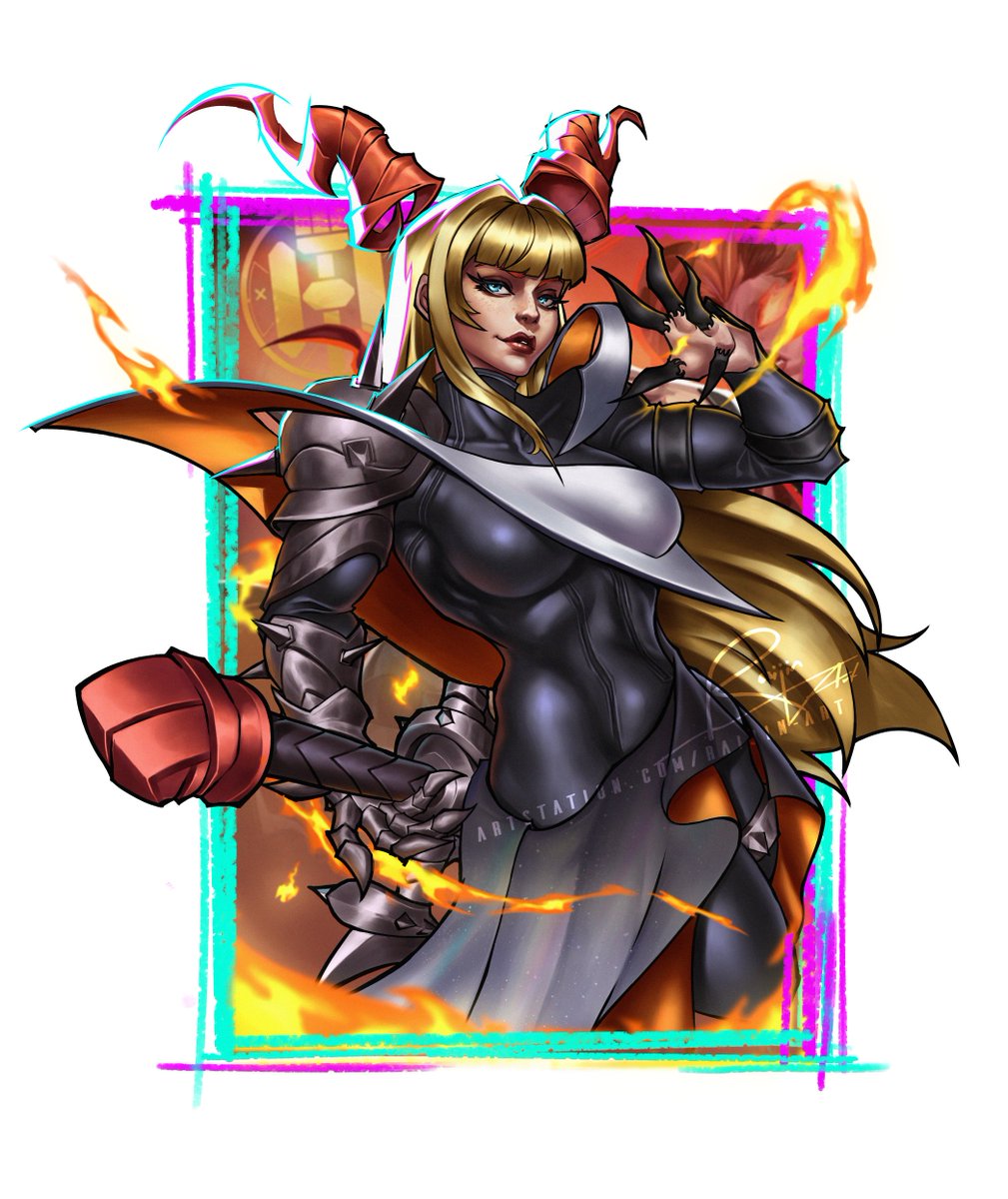 raijinart's tweet photo. Magik - Netherworld Noble 
#Marvel #marvelrivals #magik https://t.co/TcK8YgAUXc