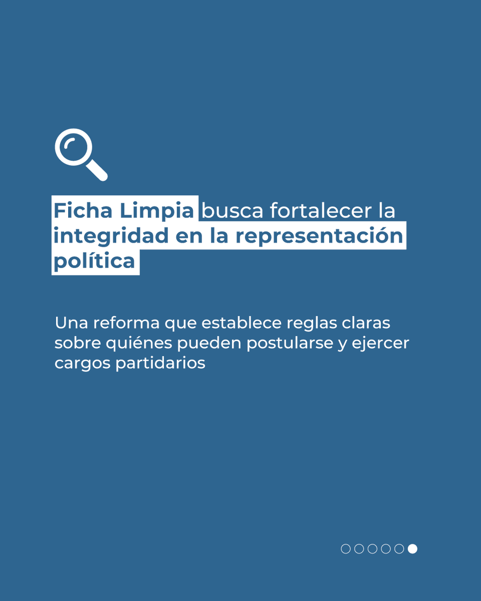 InfoDINE's tweet photo. 📌 ¿Qué establece?
• quiénes no podrán ser candidatos
• desde cuándo aplica la inhabilitación
• cómo se controla
• qué ocurre ante apelaciones judiciales https://t.co/5p3qkkRG4z