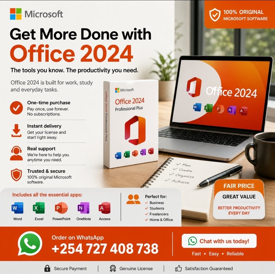 Microsoftke's tweet photo. Mac vs Windows
Client: “Which is better?”
Microsoft Kenya Expert : “Depends on YOU.”
(We supply Original and Genuine Microsoft Softwares)
#GenuineSoftware #MicrosoftOffice #Windows11 #Office2024 #MicrosoftExperts #MacVsWindows https://t.co/2FVowNsz5O
