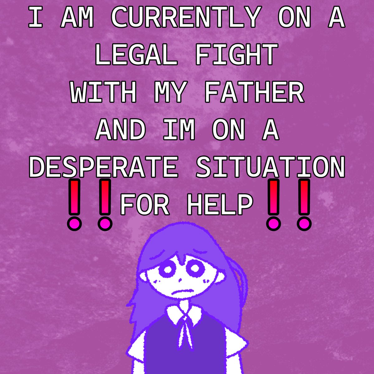 PLEASE HELP ME OUT! I am in a desperate situation that im forced to post this. This is a callout asking for any kind of support to fight my father in a legal fight. A thread.

You can donate any amount here: ko-fi.com/mar_ini

🧵(1/6)