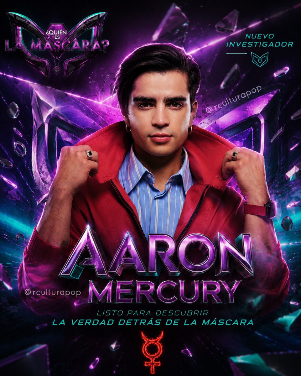 Podríamos ver a Aaron Mercury (<a href="/ArnMercurio/">Aaron Mercury</a>) como nuevo investigador de <a href="/eslamascara/">¿Quién es la Máscara?</a> 

#QuiénEsLaMáscara