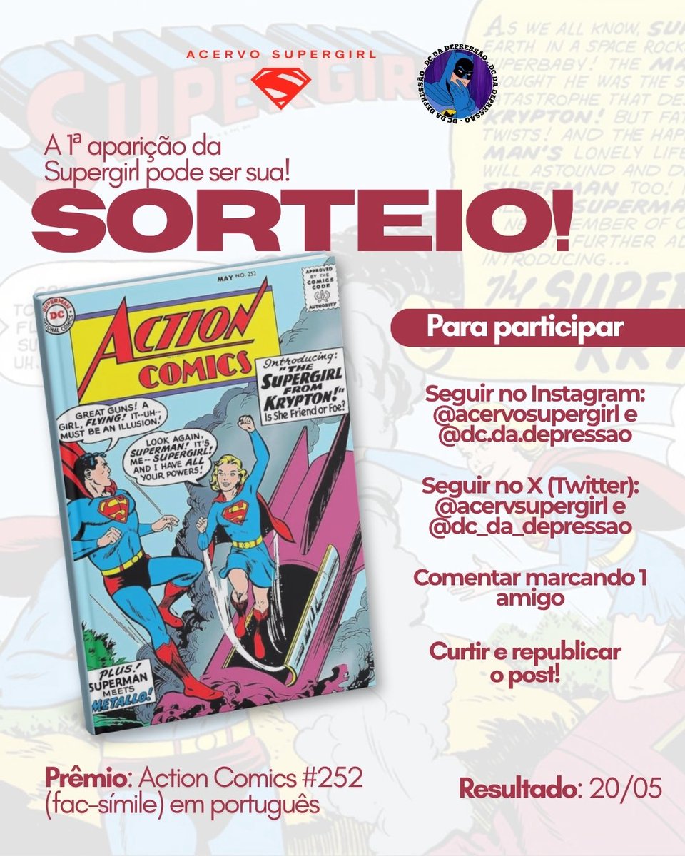 acervo supergirl tweet media