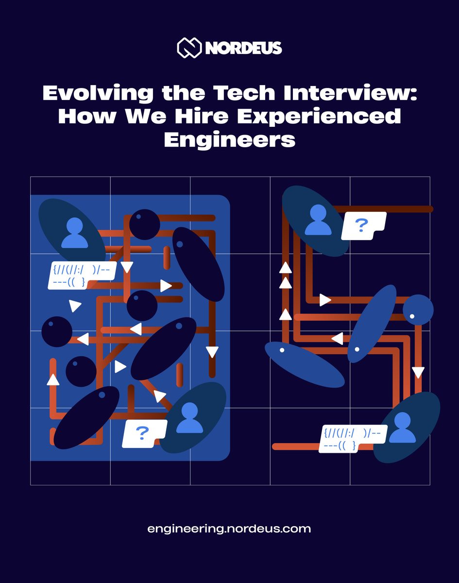 Nordeus's tweet photo. We changed our tech interviews for experienced engineers. Yes, really!

And no, this isn’t a “we tweaked one question” kind of change. 🤝

Curious how it works in practice?
Our engineers broke down the why and how behind the change with concrete examples. Read more HERE 👉 https://t.co/kdUqoimSaN