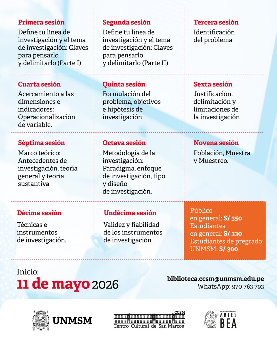 Universidad Nacional Mayor de San Marcos tweet media
