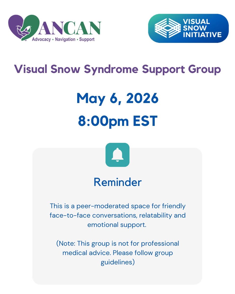 Visual Snow Initiative tweet media