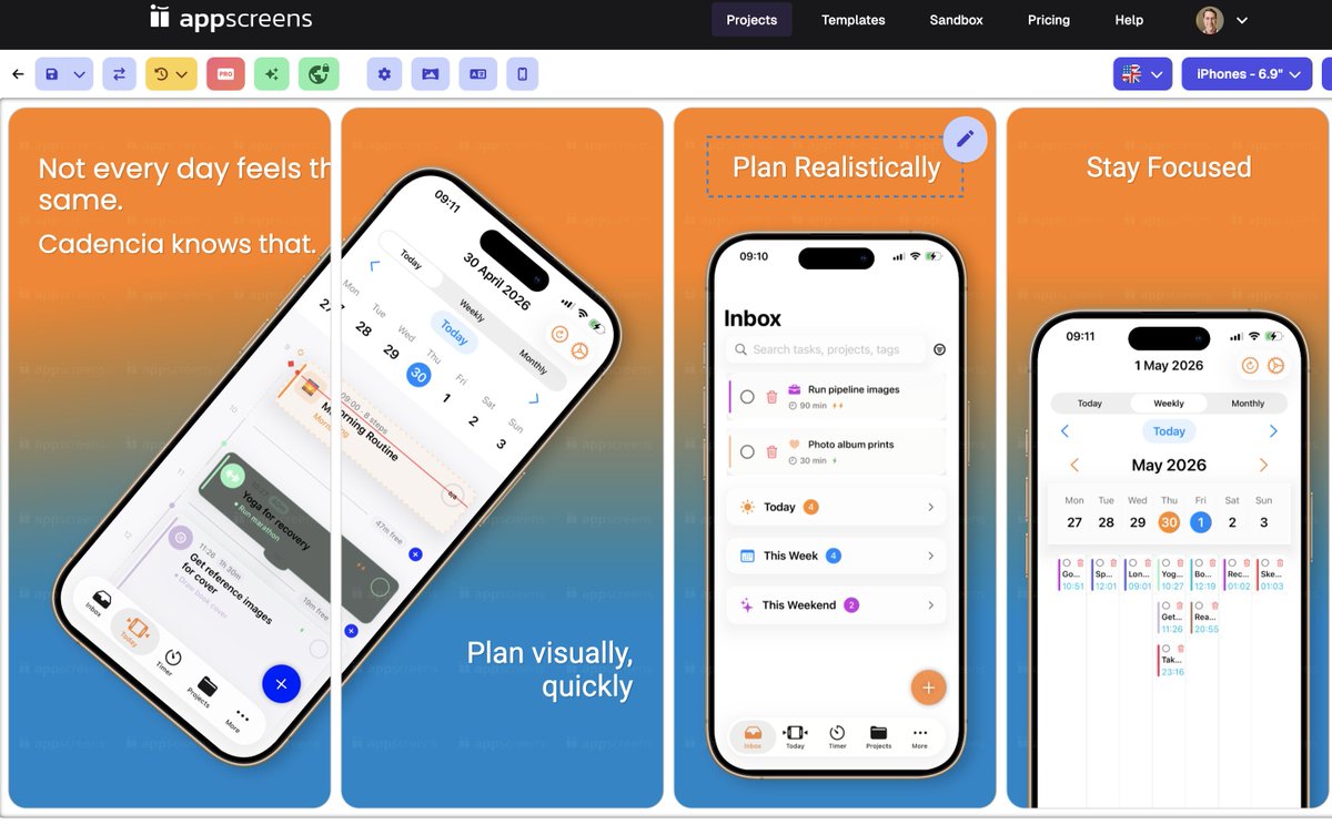 frankelda1's tweet photo. I'm working on my App Store screenshots and drafting them using @AppScreensASO 
It's pretty cool so far. 

What do you use for your screenshots? https://t.co/i8eOevQ08a