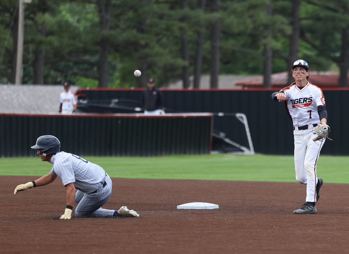 JakeSermersheim's tweet photo. Backed by a 13 strikeout game from Will Talburt, @tquah_baseball takes a 5-2 win in the first round of the Regional Tournament vs. Shawnee. Game two set to start at 4 p.m. https://t.co/UsQg0binx5