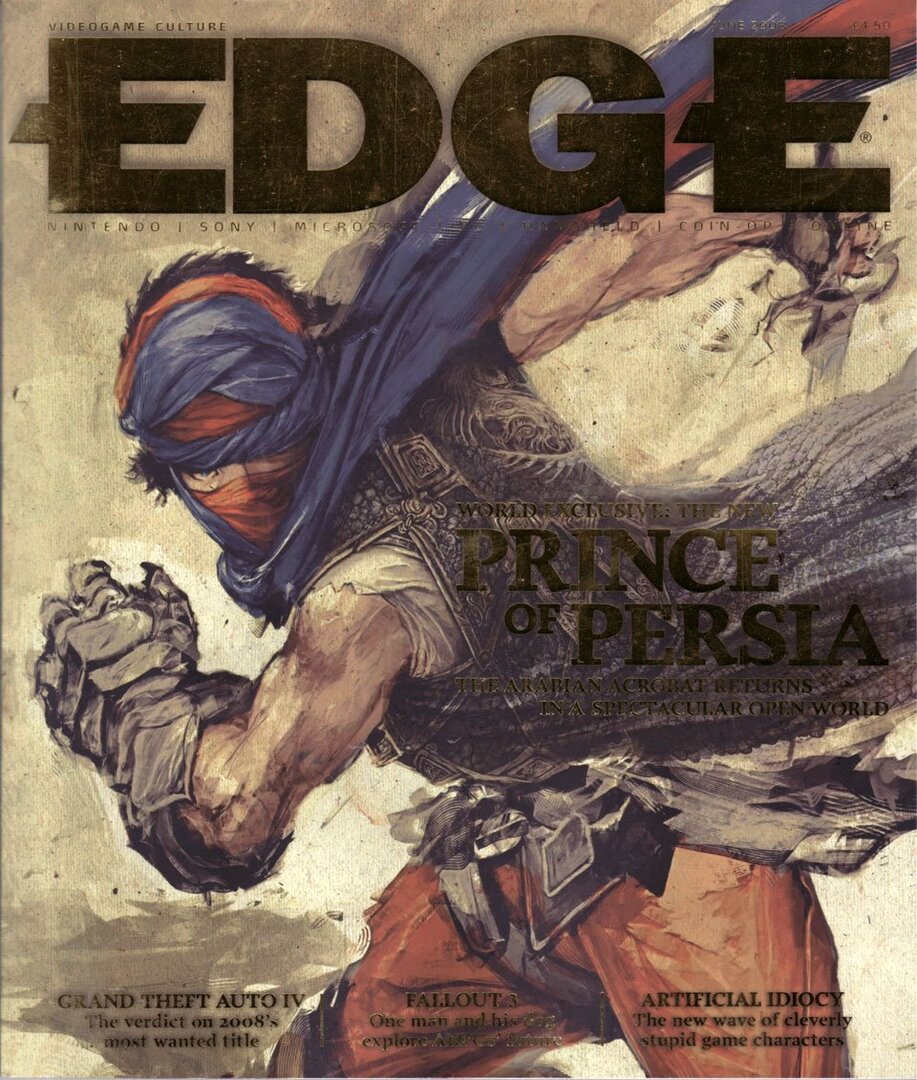 PlayStationPark's tweet photo. EDGE #189, June 2008 - 'Prince Of Persia' cover. https://t.co/DulQOJntnp