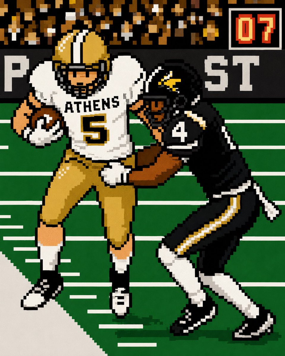 RecruitAthens's tweet photo. Is that Bo…? Nope — it’s Aidan Lovell @AidanLovell5.

Size, speed, versatility, strength, and football IQ = pure cheat code.

#RecruitAthens #TPW 🦅 https://t.co/xpL5683m89