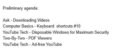 OPCUG's tweet photo. Q&amp;A, May 6, 7:30pm. "Two-By-Two" this week compares 2 simple and secure PDF readers. Learn how to watch YouTube "ad free". Everyone welcome. FREE!Details: https://t.co/svA9NuCKkz @ncfottawa @opl_bpo @CanAgeSeniors @ROSSS_Ottawa @connectedcdns @COA_Ottawa @ottawaevents @ACCESSCSS https://t.co/coH8BnJQmu