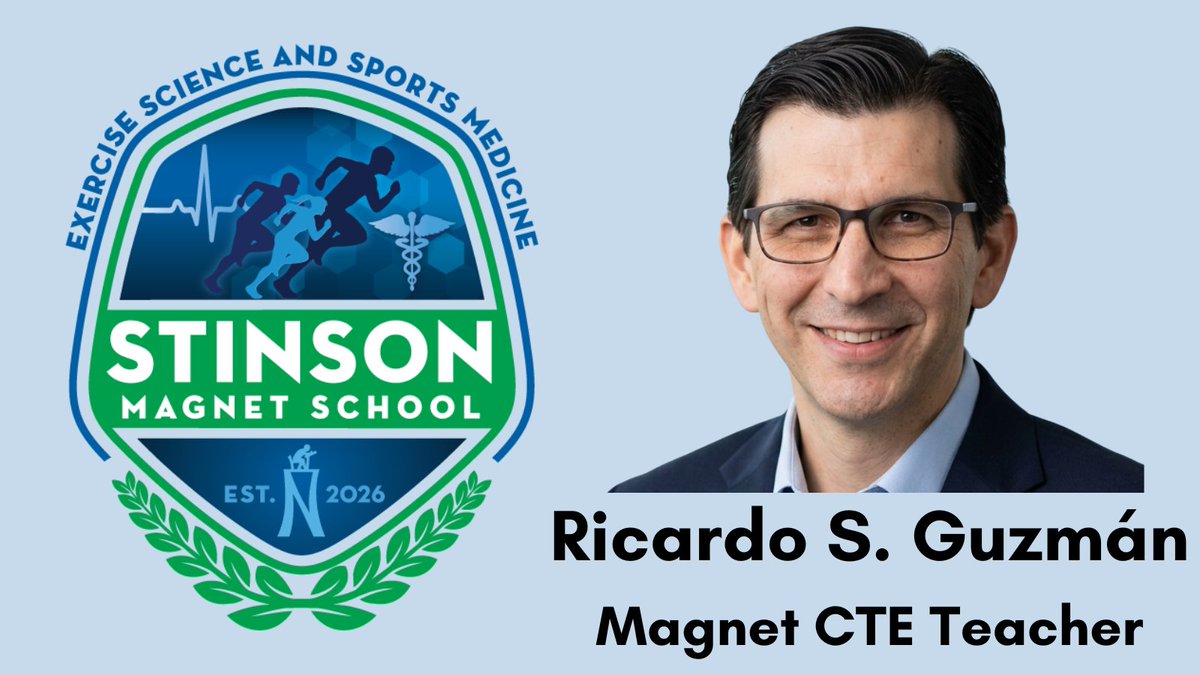 NISDStinsonMag's tweet photo. Let’s give a Skyhawk welcome to our new Magnet CTE teacher at Stinson Magnet School, Mr. Guzmán! https://t.co/yzVps52dBY
