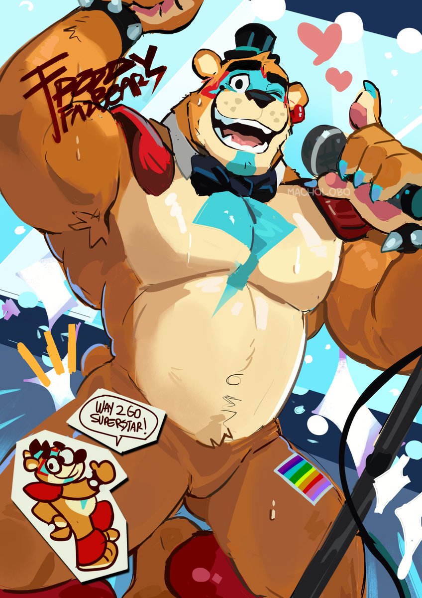 and if freddy had one it'd be like this