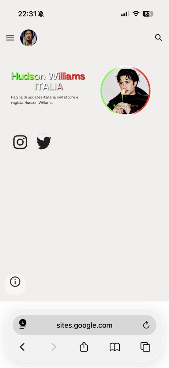 HudsonWItalia's tweet photo. Buonasera??? 
Chi mi segue su Instagram lo saprà già ma stavo lavorando ad un sito web.
Forse ricorderete la bozza che avevo pubblicato.
Ora l’ho resa “ufficiale” perché so che, con la chiusura di HWU, c’è un po’ di malumore riguardo ai contenuti più vecchi.

1/4 https://t.co/t1nICxTZfO