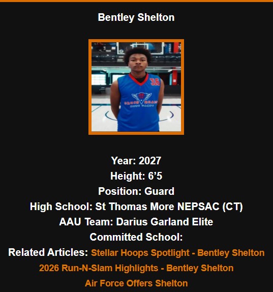 RecruitTheBronx's tweet photo. Bentley Shelton

https://t.co/GddIBEM94P https://t.co/m6zoxxqWIB