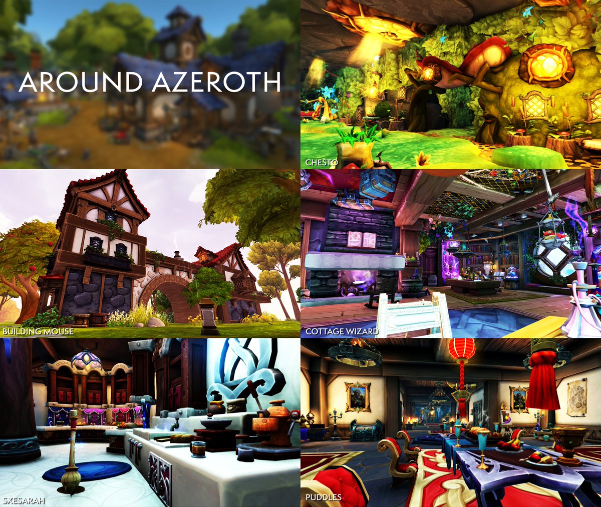 soulsobreezy's tweet photo. Here's today's Around Azeroth recap featuring Chesto, Building Mouse, Cottage Wizard, Sxesarah and Puddles! https://t.co/RxljVxsula