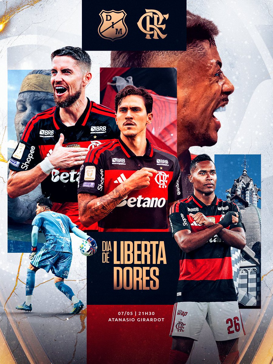 É DIA DE COPA! É DIA DE CLUBE DE REGATAS DO FLAMENGO EM CAMPO!

#HOJETEM FLAMENGO!!!!! O ATUAL CAMPEÃO NO CAMINHO PELO PENTA DA LIBERTA!

O Mengão reencontra o Independiente Medellín na Colômbia em busca de mais três pontos no grupo A!

OOOOOOOOOOOOOOOOO VAI PRA CIMA DELES