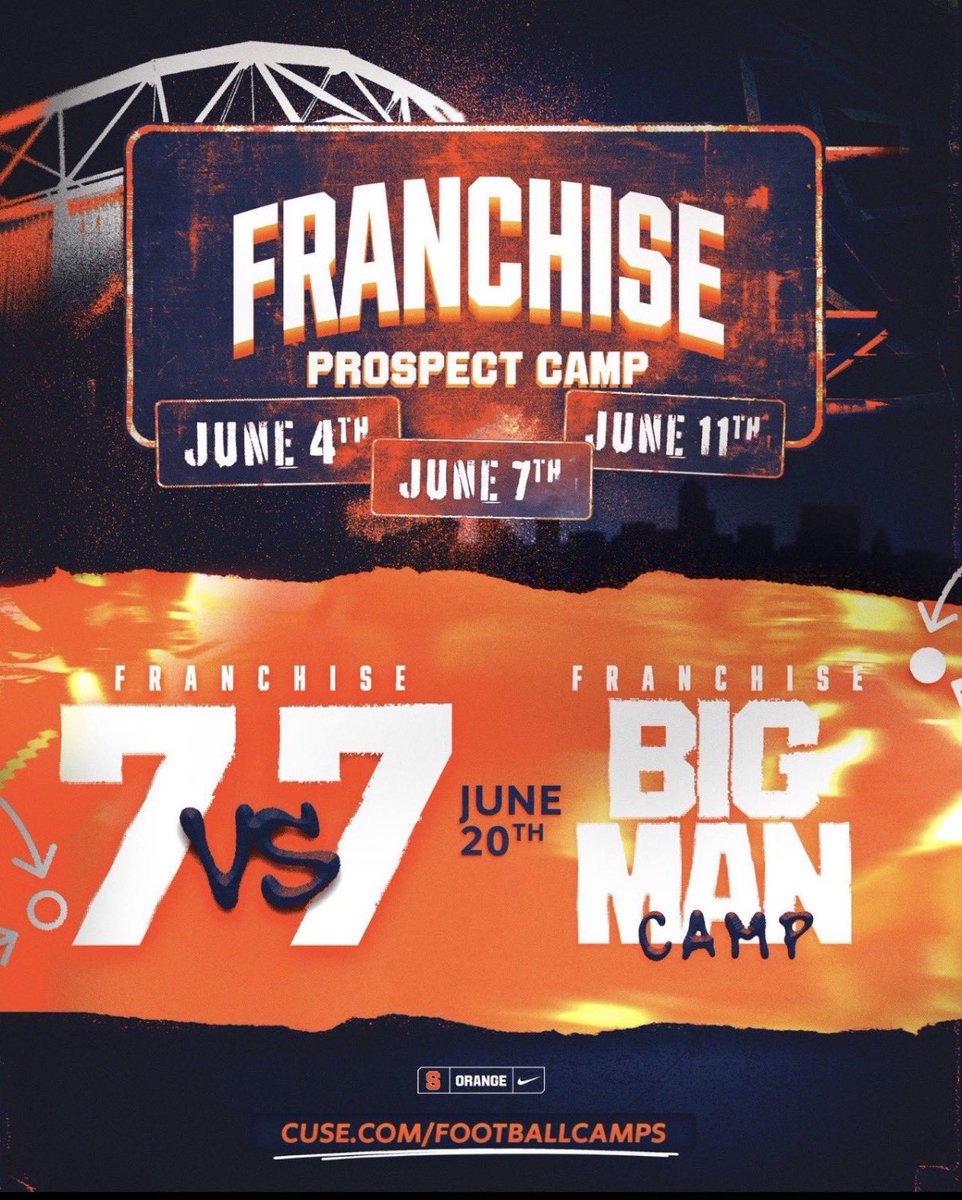 Chancewilliams0's tweet photo. Huge Thanks for the camp invite @GavinStamps5 Can’t wait to come showcase what I can do and make connections  @CuseFootball @CoachDBolden  @FranBrownCuse https://t.co/8IatGFHAUY