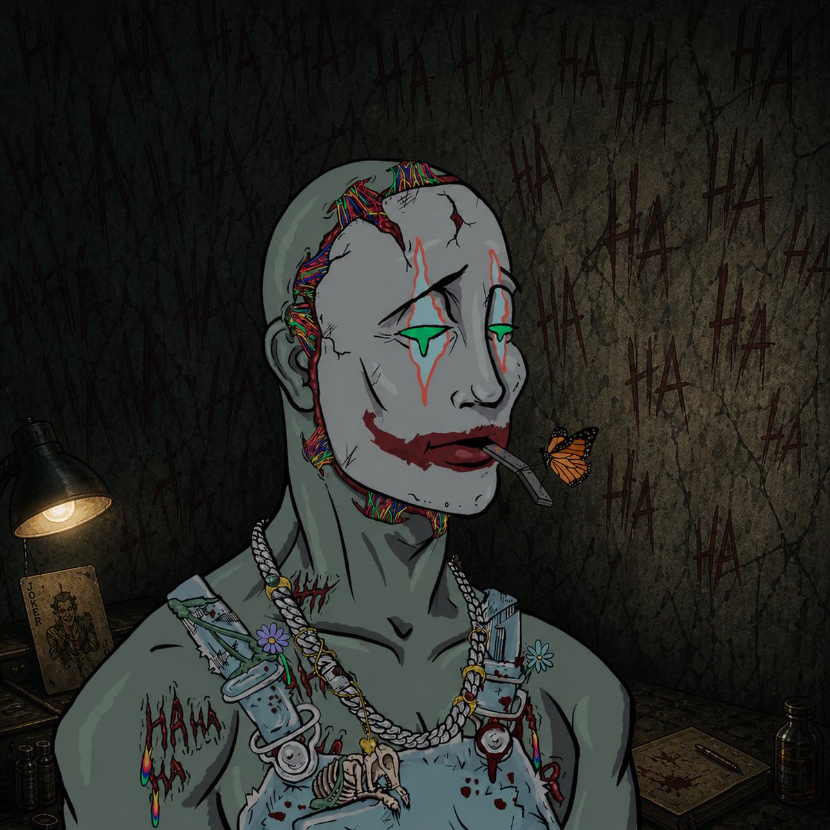 NFTeacher11's tweet photo. Sure making money is great but if you’re here for the art and community then “why so serious?” @DeGodsNFT https://t.co/fexO0D7jkN