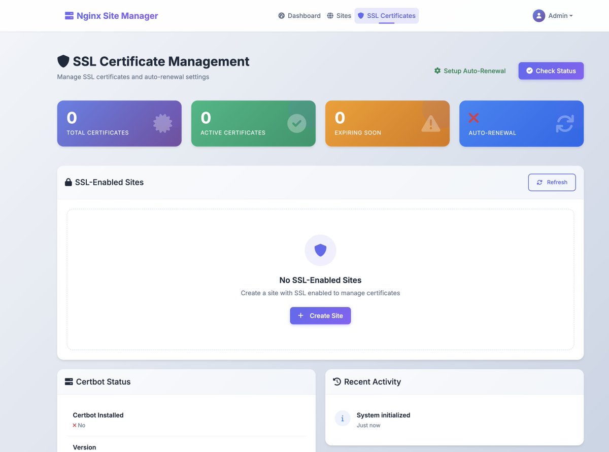 sibyog13's tweet photo. Simplifiez-vous la vie avec Nginx Site Manager
La puissance de Nginx n'est plus à prouver. Ce serveur web ultra-rapide est la colonne vertébrale de millions de sites et d'applications à travers le monde. Cependant, avouons-le : la gestion manuelle de ses configurations peut rapidement devenir fastidieuse et source d'erreurs.
https://t.co/W4HgWj9rNA