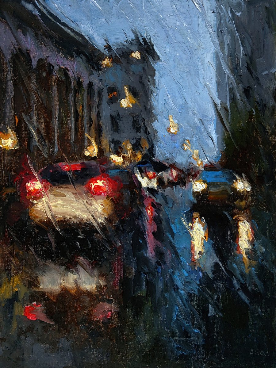 "Colors Of The Night" - my oil painting