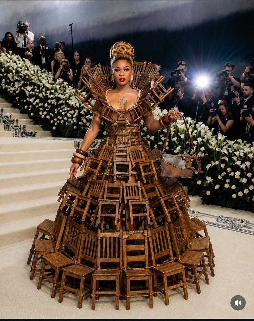 Abramdango01's tweet photo. Some babes don save styles at the just concluded MetGala 2026 , them go carry am go give their tailors with their miserable 5k make he or she sew am for them.
😅😅😅

Tailors go suffer this period 😅😅 https://t.co/reEYwYlhgy