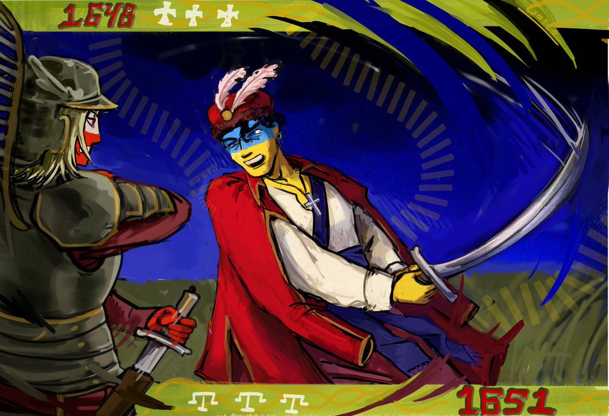 BeeSolis's tweet photo. I'm alive but im not sane. 
#countryhumans 
#countryhumansUkraine
#countryhumansPoland https://t.co/Pf1wWeTjiW