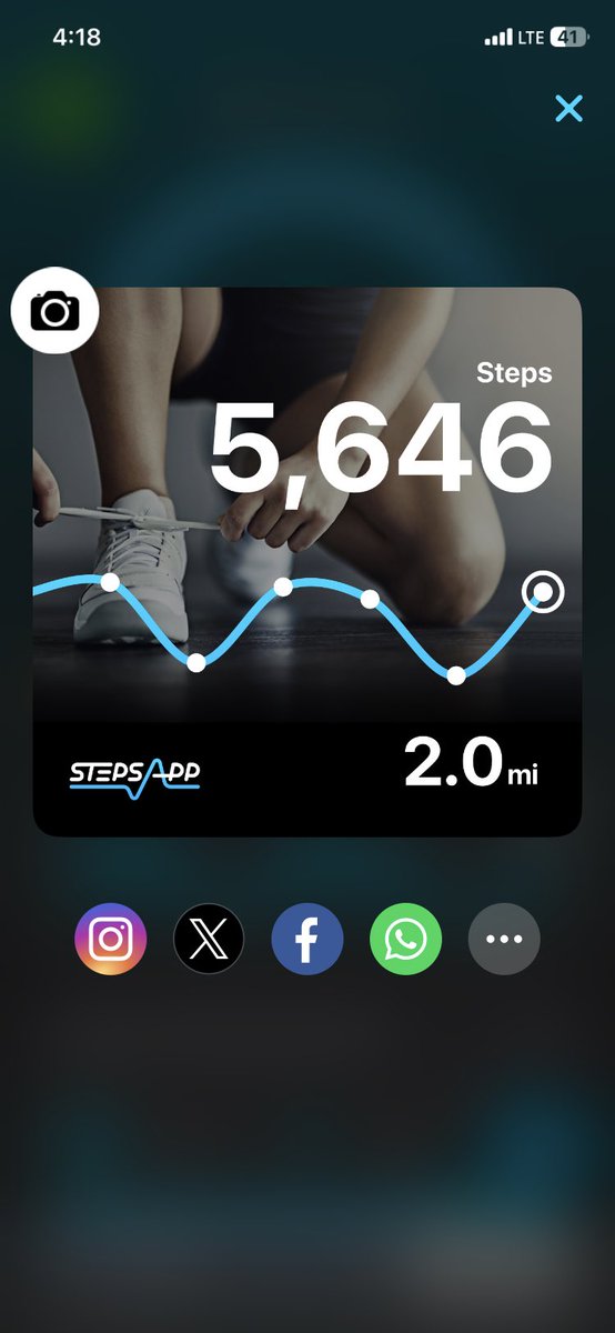 DesiderataModel's tweet photo. Today, Wednesday, May 6th, 2026 at 4:17 PM EDT @StepsAppTeam:

1-Day Streak: 5,000 Steps or more
5,634 Steps Taken
259 Calories Burned
2.0 Miles Traveled
53 Minutes Walked

•
•
•

#FitnessJourney
#BeautyIsIneffable 
#BeLove
#BeFaith
#BeDream
#ExcelsiorForevermore https://t.co/ivGohgnxPx
