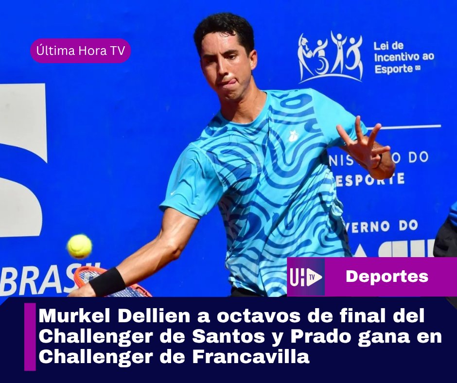 #Deportes 🎾
Dellien superó al brasileño Bruno Fernández y Juan Carlos Prado venció por un doble 6-4 al belga Gadamauri - UHTV

Conoce más aquí: ultimahora-tv.com/noticia/5374