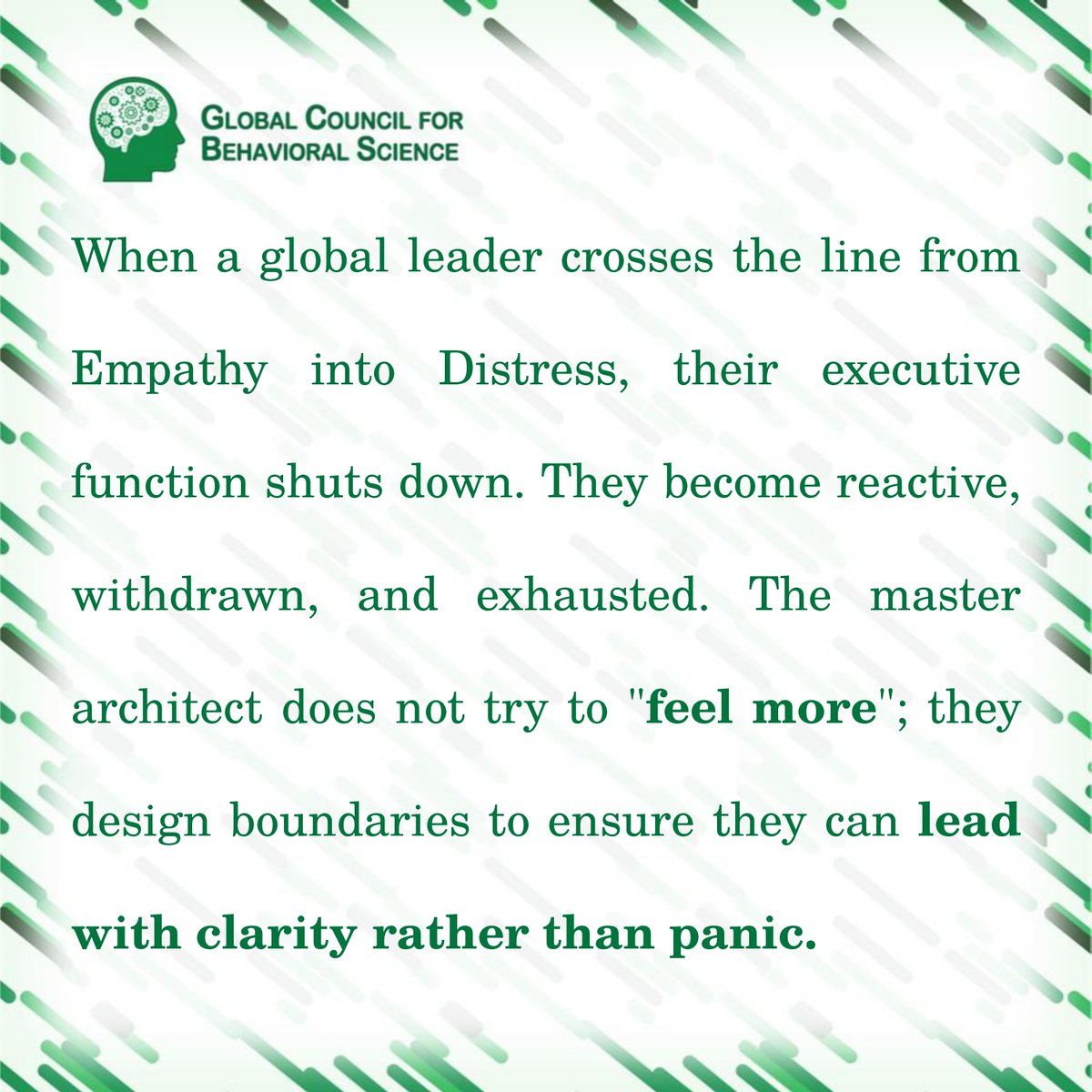 Global Council for Behavioral Science tweet media