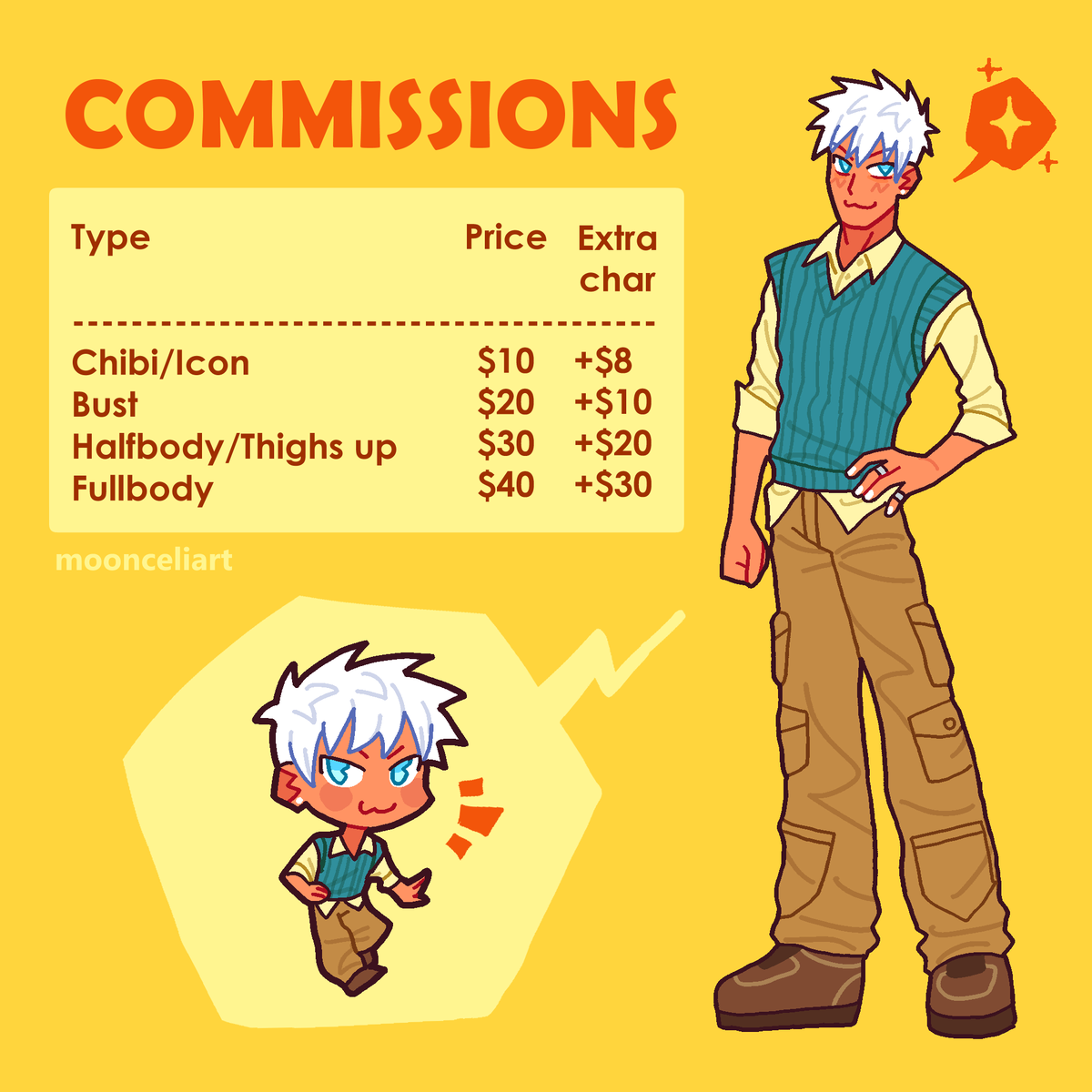 ✦Moonceli✦ Comms closed tweet media