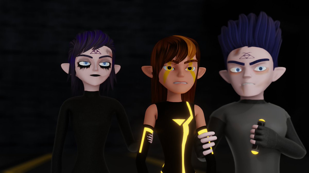 aitorpaez_'s tweet photo. Dos renders de Ona, los oscuros y el Gran Zorn. Todo realizado en Blender.

#sendokaichampions #sendokairevolutions #sendokai #blender #blender3d https://t.co/xRAKUsvZx5