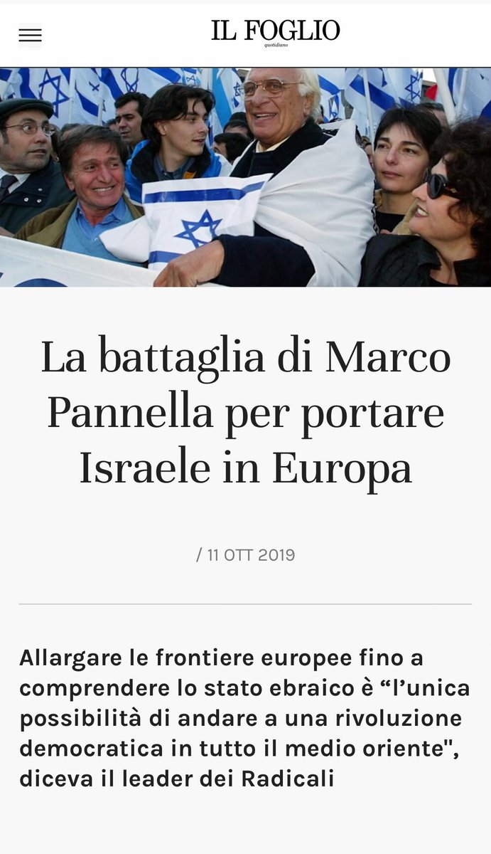 Uno degli hobby preferiti del Foglio è ricordarci periodicamente che merda sono i Radicali. 
Per questo direi che vanno ringraziati.