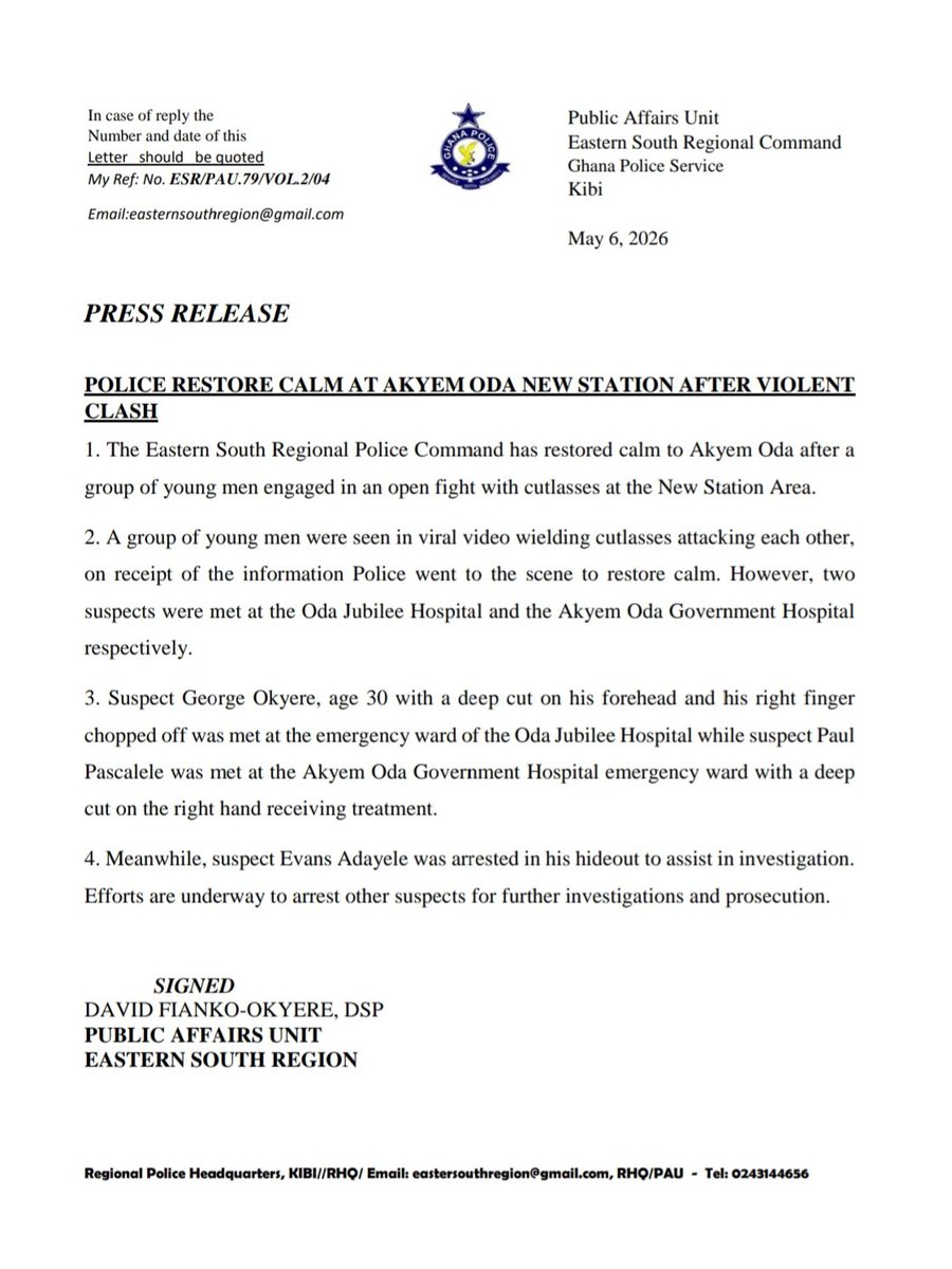 Ghana Police Service tweet media