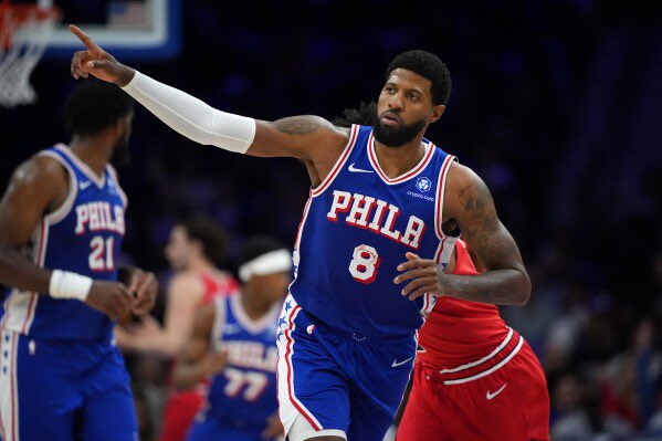76ersTr_'s tweet photo. Paul George 2026 NBA Playoff’larında en çok üçlük bulan oyuncu. (26) 

@statmuse aracılığıyla 📊 https://t.co/yaRiCckKHo