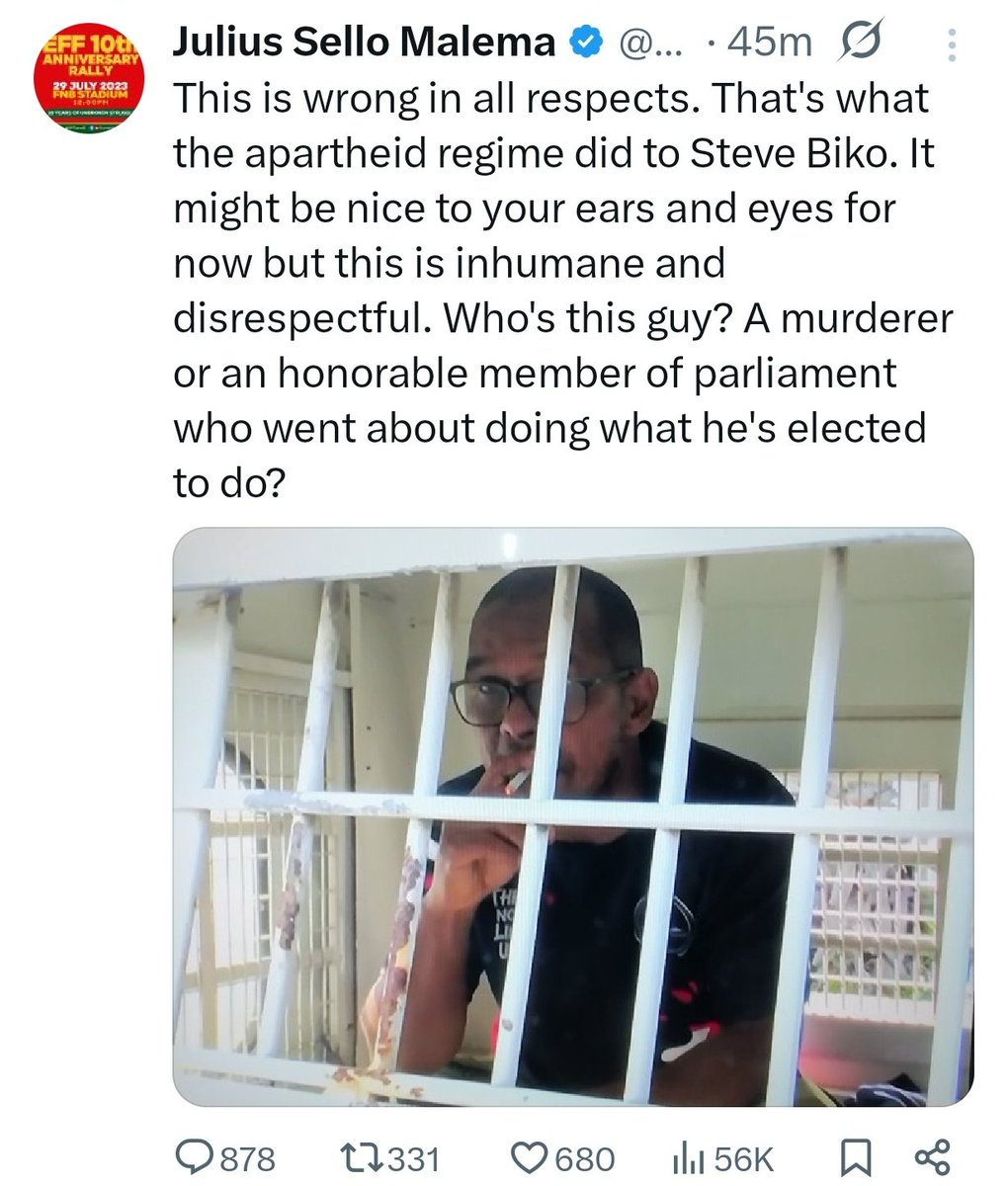 IDAC lady: Mama Winnie
Magaca killer: Steve Biko

💔💔💔💔💔💔💔💔💔💔💔💔💔💔💔