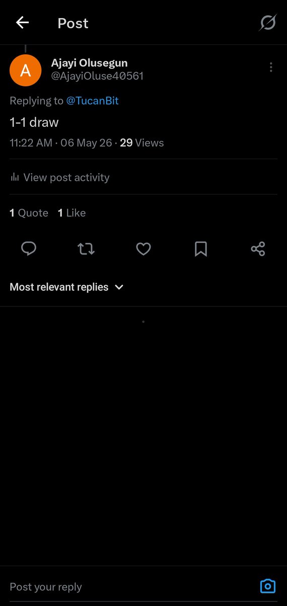 AjayiOluse40561's tweet photo. @TucanBit @YabaYouri Hey... I literally posted mine first https://t.co/UXcCp4f3Ld
