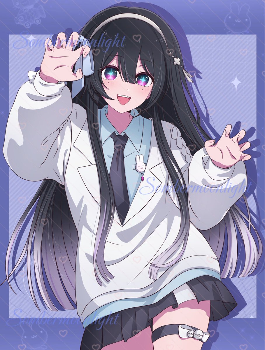 SomberMoonL's tweet photo. Catching stars and stealing hearts with a playful pounce

#oshinoko #hoshino #commission #推しの子 Oshi No Ko art style https://t.co/PnizikFI9Z