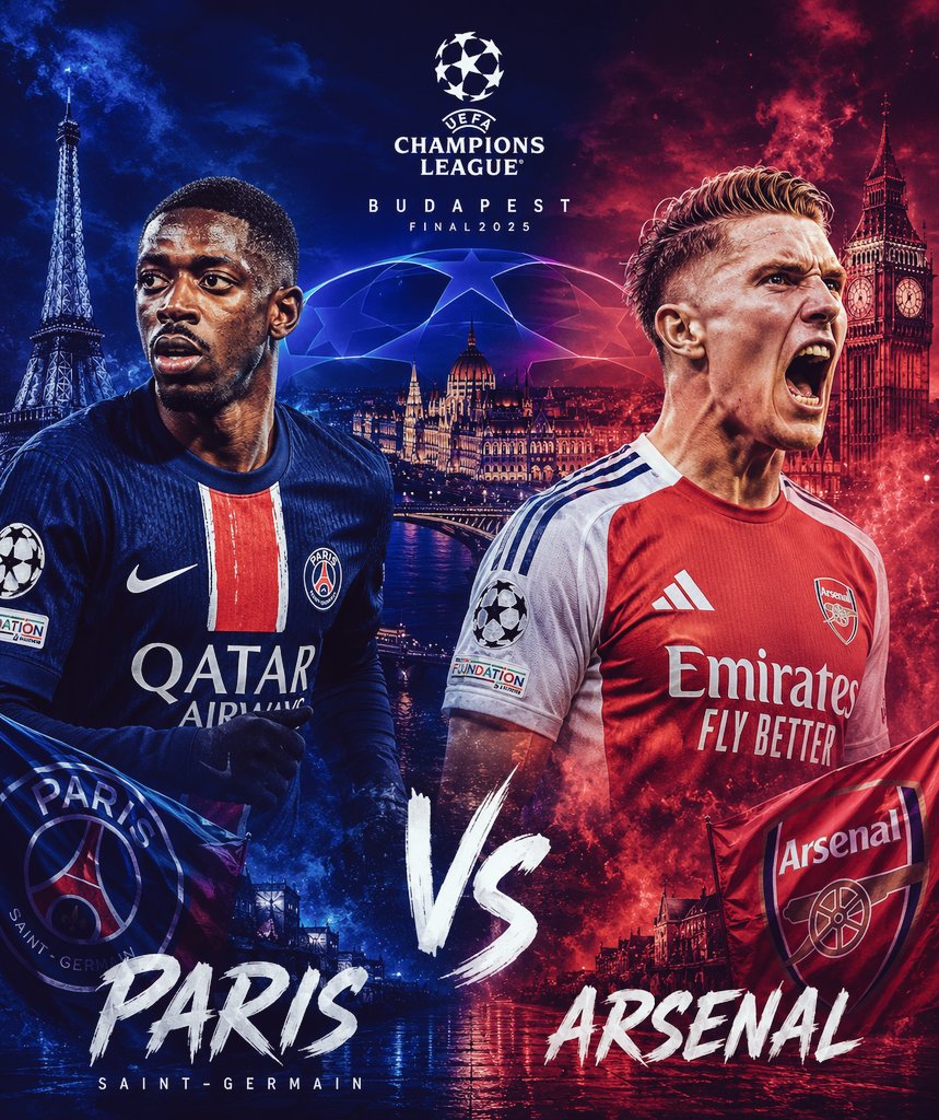 BrianAndresPal's tweet photo. #arsenal #PSG. Tenemos la final de la champions. https://t.co/zaHaoRV1lh