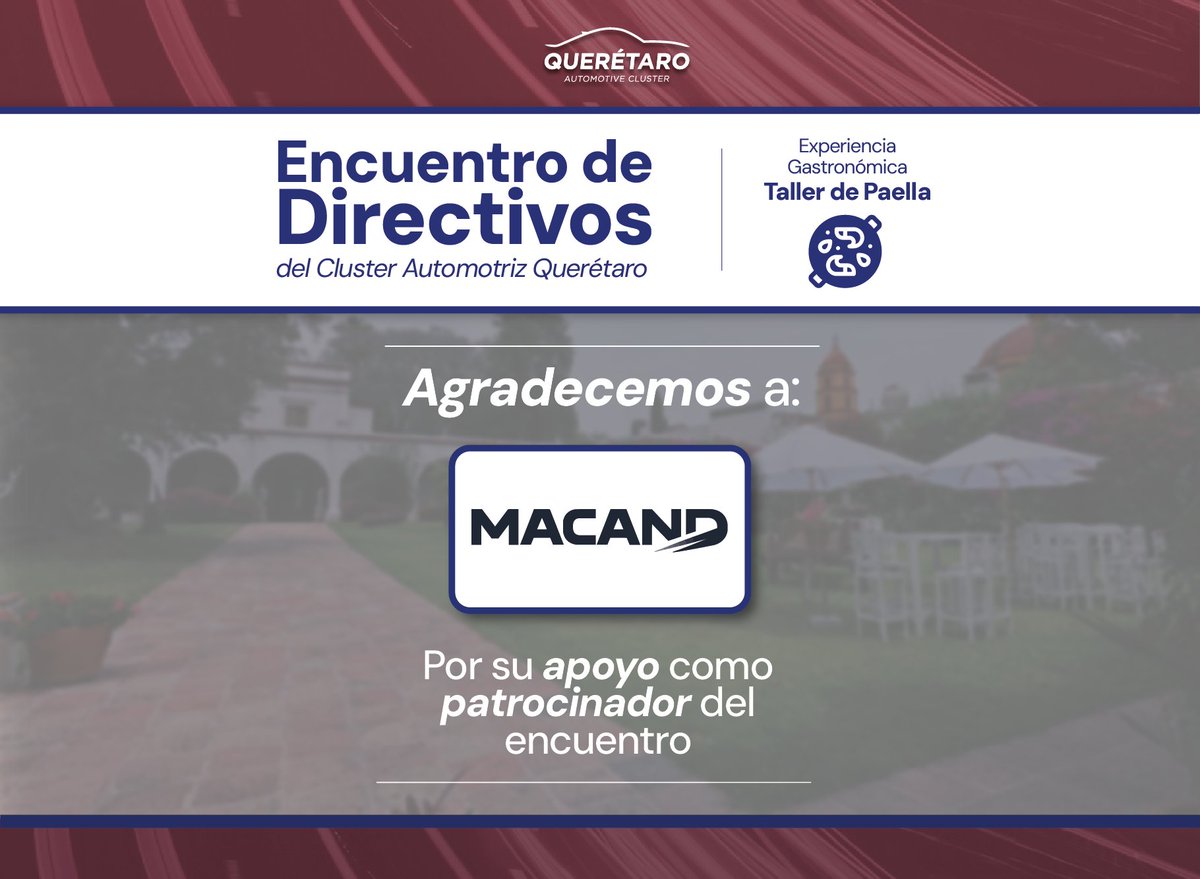 Cluster Automotriz de Querétaro tweet media