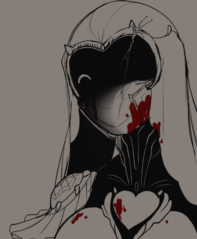 Pinkp0lar's tweet photo. sketch for fun 
#warframecommunity #warframe https://t.co/BGaj83Equd
