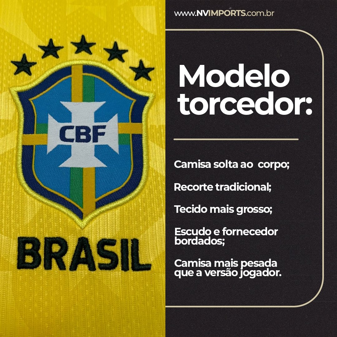 nvimpoorts's tweet photo. Você sabe qual a diferença entre o modelo torcedor e jogador que vendemos em nosso site? Entenda as características principais de cada modelo. 🦁

🛒 Acesse: https://t.co/1uaG51iNiK https://t.co/l1LYF741Ot