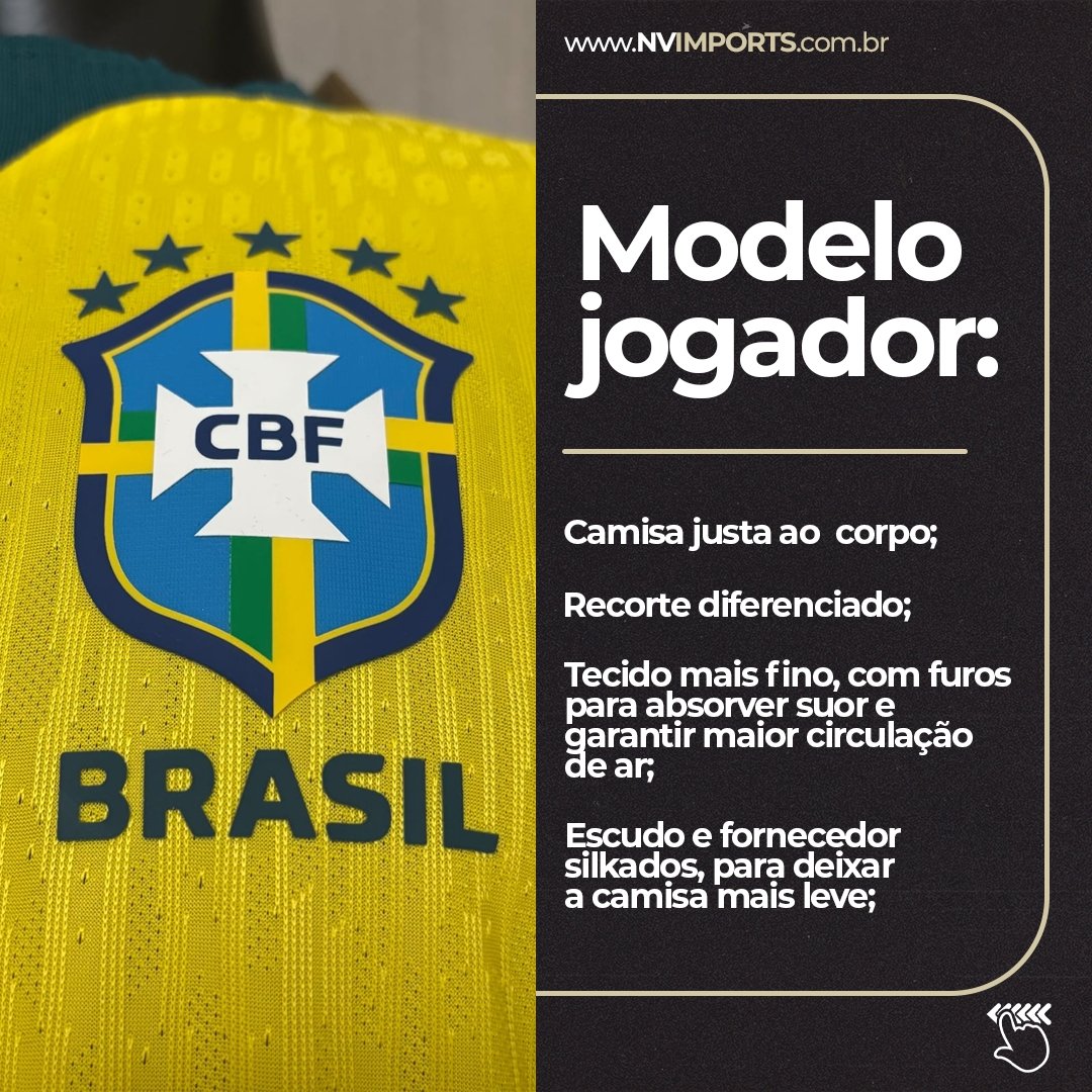 nvimpoorts's tweet photo. Você sabe qual a diferença entre o modelo torcedor e jogador que vendemos em nosso site? Entenda as características principais de cada modelo. 🦁

🛒 Acesse: https://t.co/1uaG51iNiK https://t.co/l1LYF741Ot