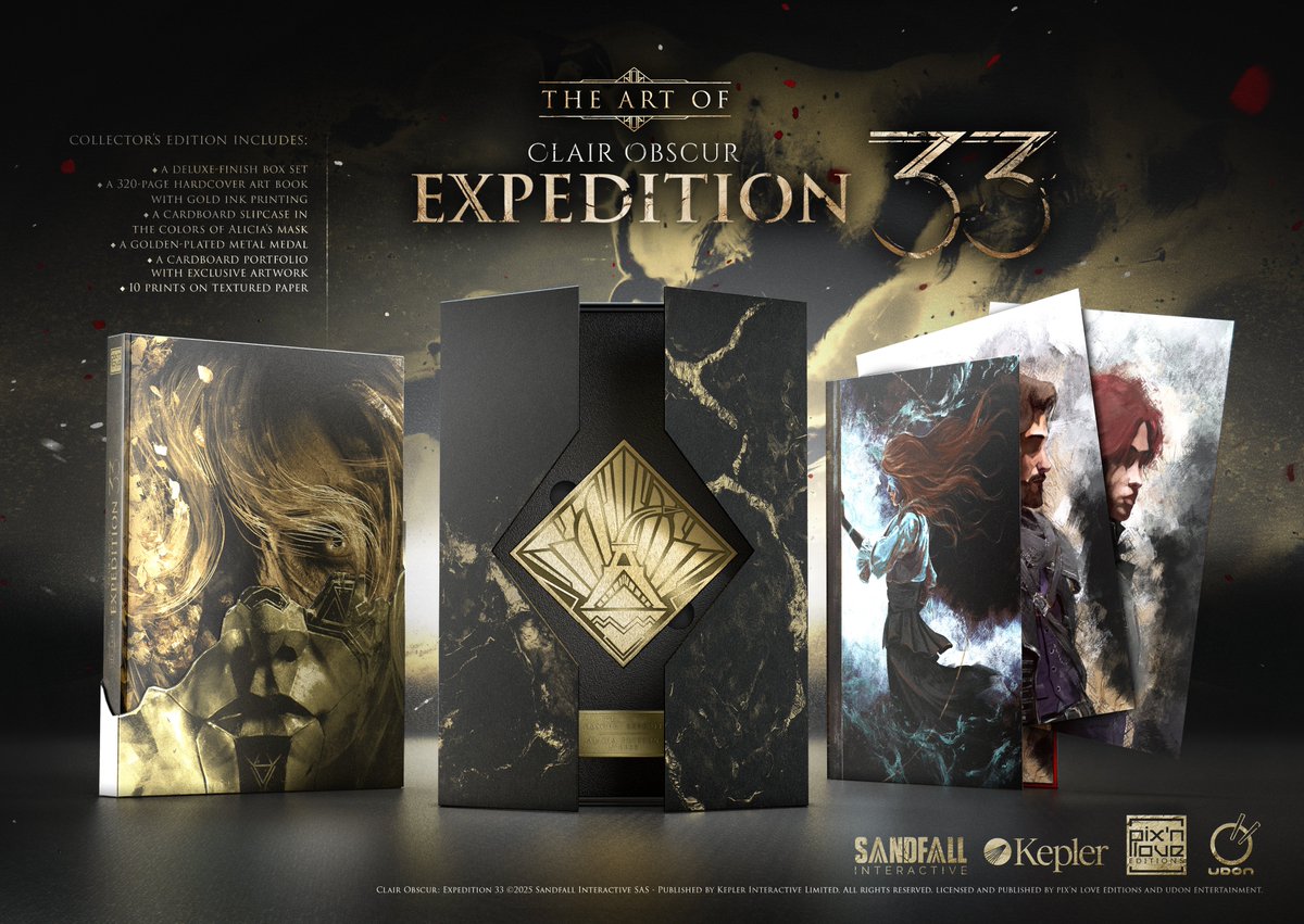 pixnlove_games's tweet photo. Last chance before pre-orders close! 🔥

Reserve your English version of the Alicia Collector’s Box Set for @expedition33 now before it’s too late!

➡️ https://t.co/UWDGiaMG9Q https://t.co/CCqSBLPtXZ